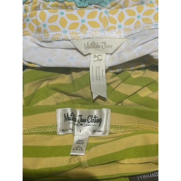 Matilda Jane Girls Size 2 Shorties Lot of 5 Ruffle Bottom Stretch Cotton Shorts - Picture 5 of 12